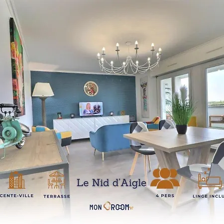 公寓 Nid D'aigle - Terrasse - Vue - Mon Groom *
